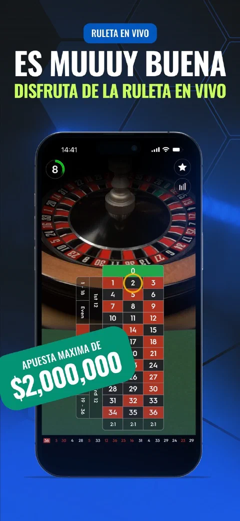 Mesa de ruleta en vivo de Betmaster